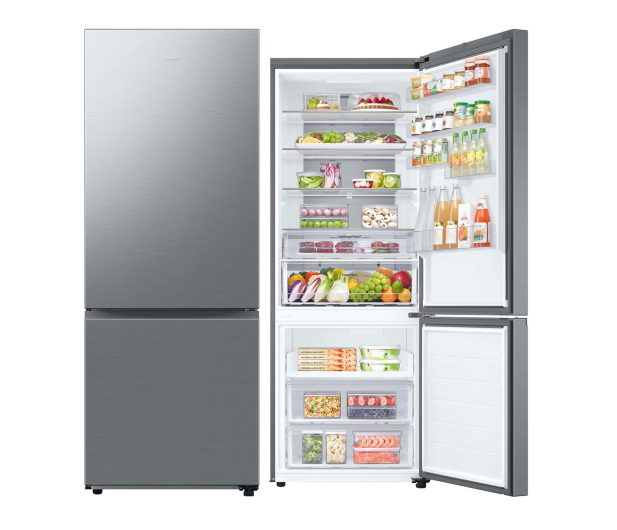 Lodówka Samsung RB53DG703DS9EO Combi MAX 75,9cm No Frost 203cm Szczotkowana Stal Nierdzewna AI 538L - 1306375 - zdjęcie